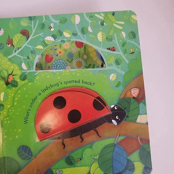 USBORNE Peek Inside the Garden Lift-A-Flap Board Book Illustrated Simona Dimitri - Picture 4 of 7